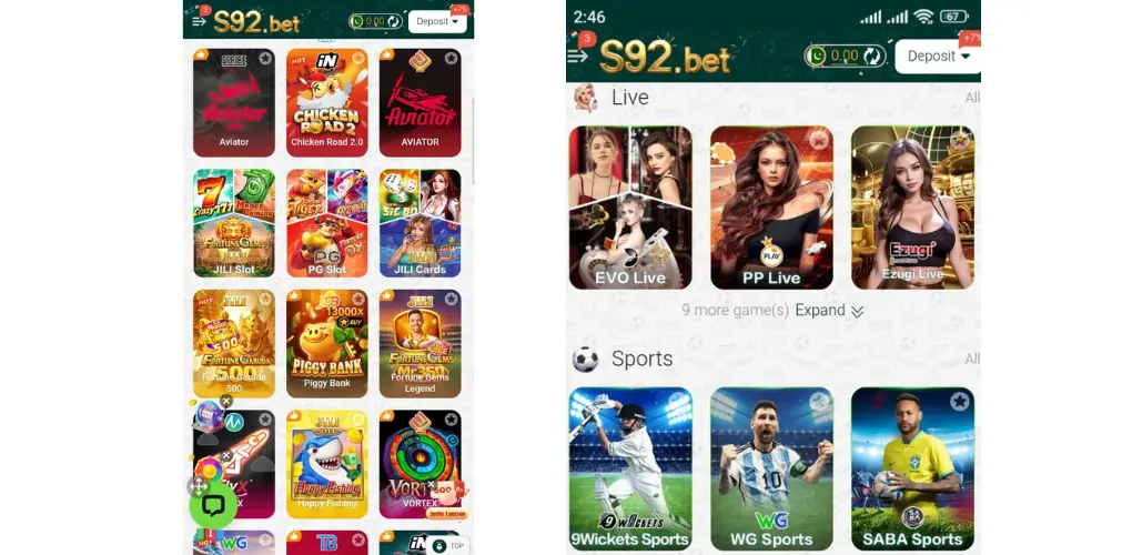 S92 Bet Game